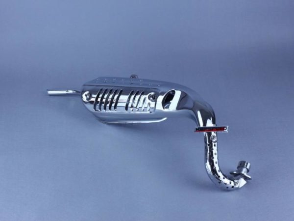Monkey/Gorilla chrome uitlaat met E-keur