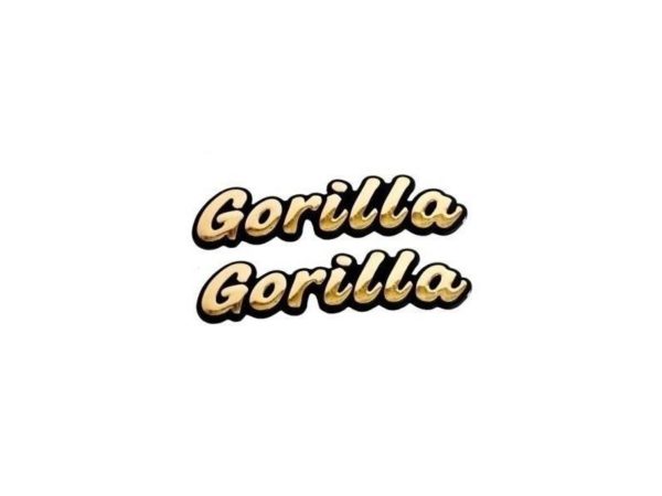 Tank embleem goud Gorilla