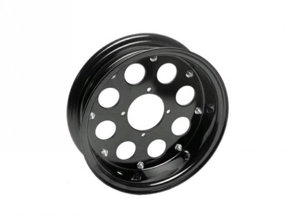 Alu velg 8 inch zwart 2 delig