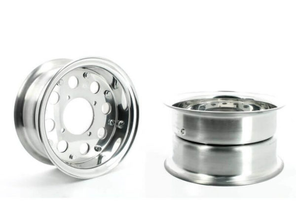 Alu velg 8 inch hoog gepolijst 2 delig