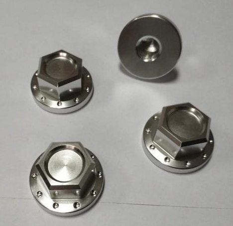 Schokbreker moeren CNC M10x1.25 set van 4