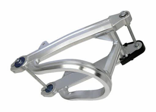 Alu achterbrug +10cm braced met excentrische spanners Monkey
