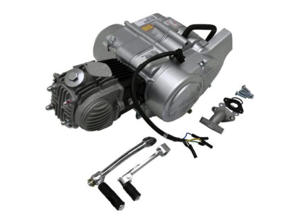 Lifan 50cc 4-bak semi auto zilver