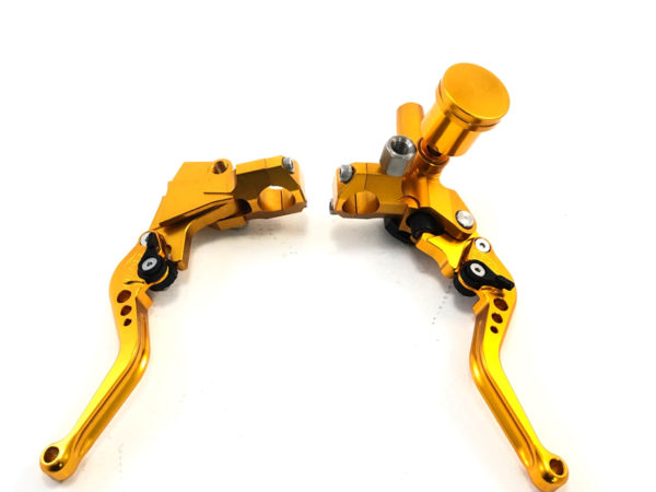 CNC koppeling en hydro rem hevel set goud