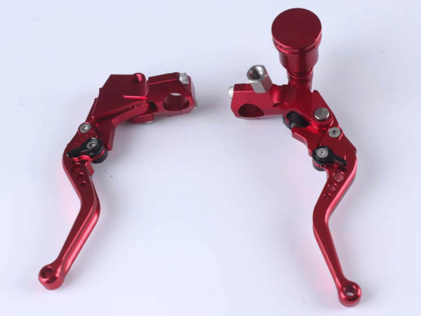 CNC koppeling en hydro rem hevel set rood