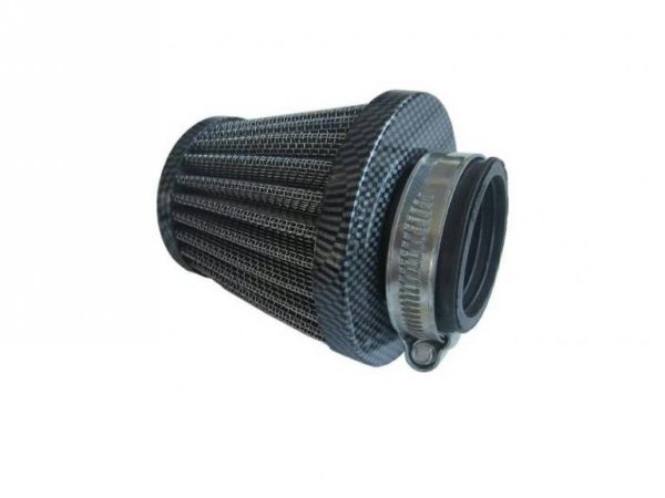 Luchtfilter 35mm conisch Carbon look
