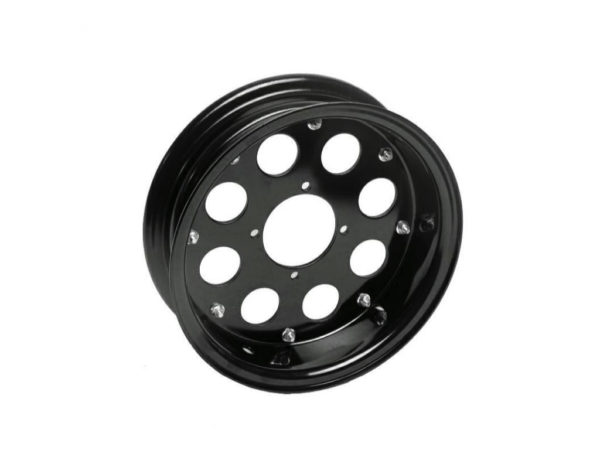 Alu velg 10 inch 3.50J 2 delig zwart
