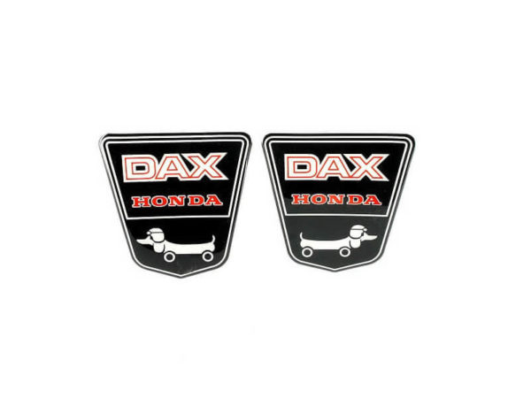 Dax 12V frame embleem gel Teckel
