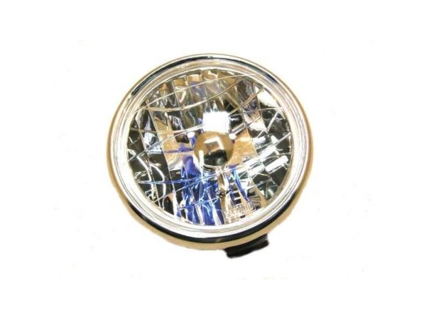 Diamond koplamp unit Dax met chrome ring
