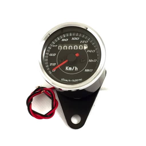 Km teller 180km/h 60mm zwart