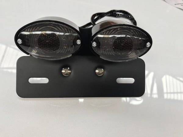 Achterlicht led dubbel ovaal smoked lens