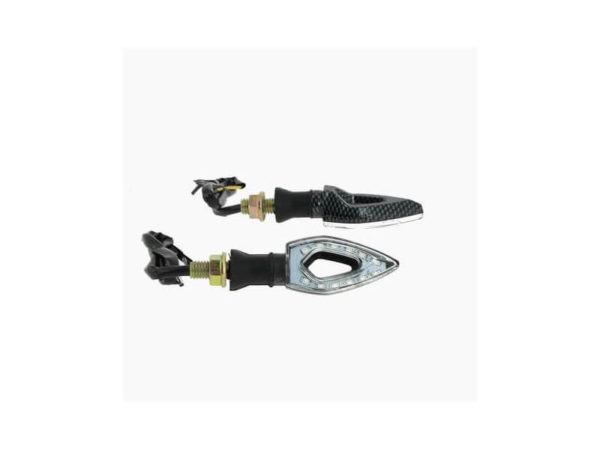 Set knipperlichten led carbon look scroll