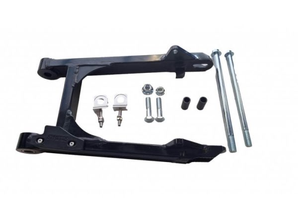 Alu achterbrug +10cm zwart Monkey