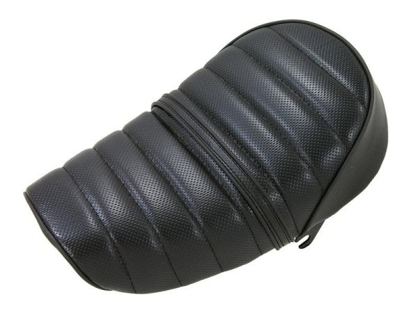 Monkey zadel low zwart met zwarte bies