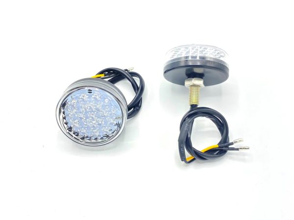 Set knipperlichten led rond