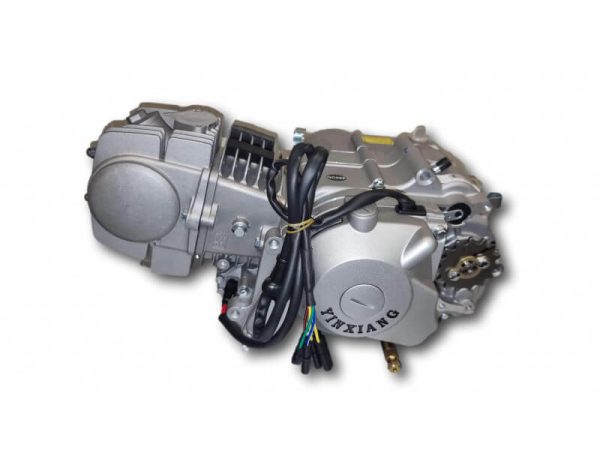YX 125cc 4bak semi auto met elektrostart zilver