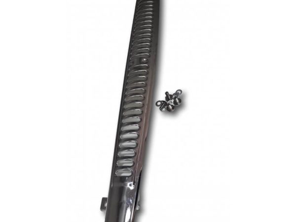 Uitlaat schild Dax chrome
