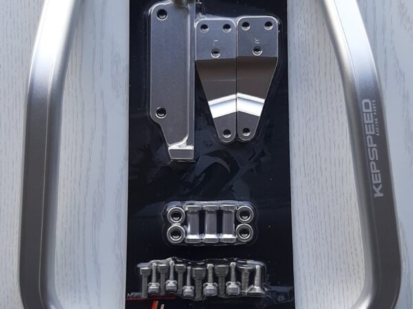 Versteviging beugels matt alu voor Monkey frame