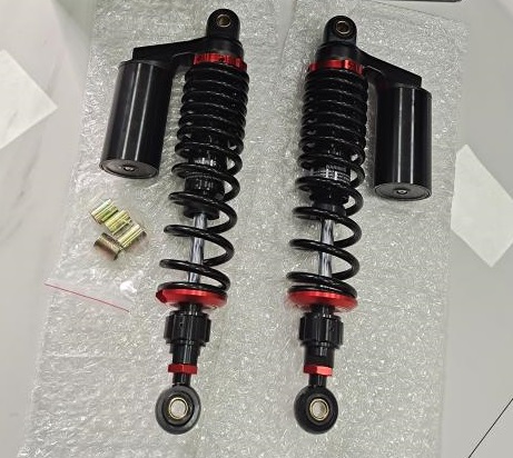 Gas schokbrekers 330mm Zwart/Rood